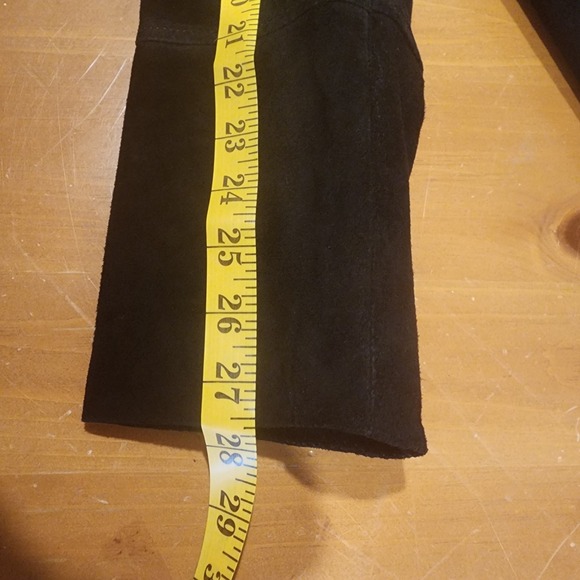 Isaac Mizrahi Live Suede Jacket Womens 18W Black Moto Motorcycle Zipper Classic - Picture 13 of 16